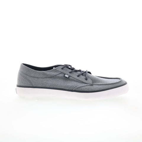 DC Standard TX 303009 Mens Gray Canvas Skate Inspired Sneakers Shoes