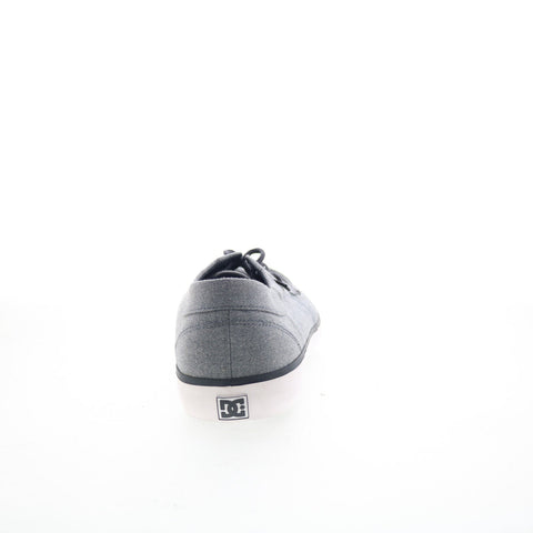 DC Standard TX 303009 Mens Gray Canvas Skate Inspired Sneakers Shoes
