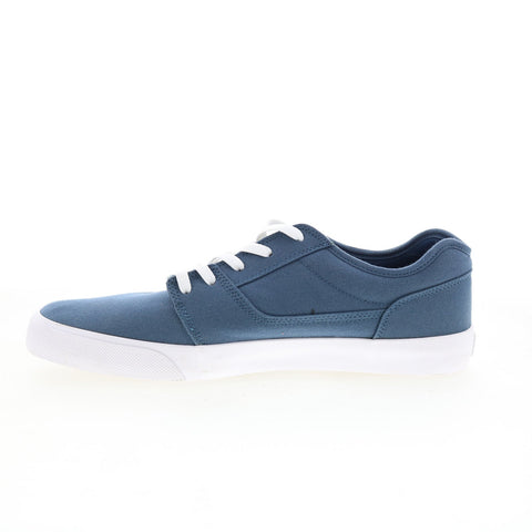 DC Tonik TX 303111 Mens Blue Suede Lace Up Skate Inspired Sneakers Shoes