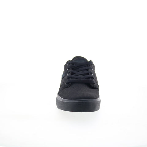 DC Anvil 303190 Mens Black Nubuck Lace Up Skate Inspired Sneakers Shoes