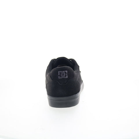 DC Anvil 303190 Mens Black Nubuck Lace Up Skate Inspired Sneakers Shoes
