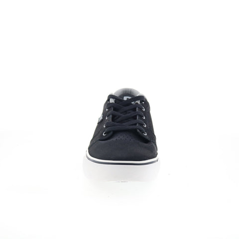 DC Anvil 303190 Mens Black Nubuck Lace Up Skate Inspired Sneakers Shoes