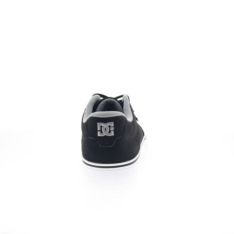 DC Anvil 303190 Mens Black Nubuck Lace Up Skate Inspired Sneakers Shoes