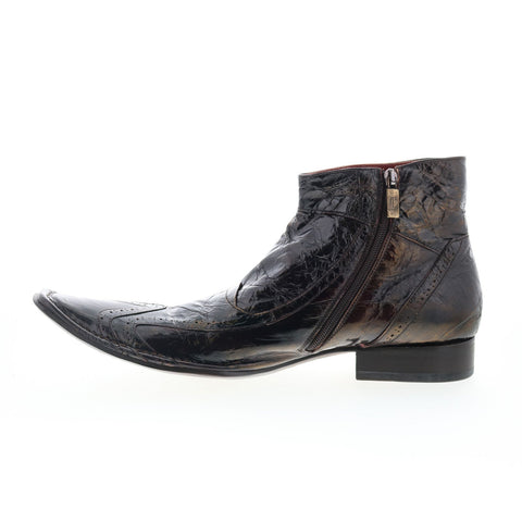 Ghost Microcosmo Peralato Nero 3031 Mens Burgundy Casual Dress Boots