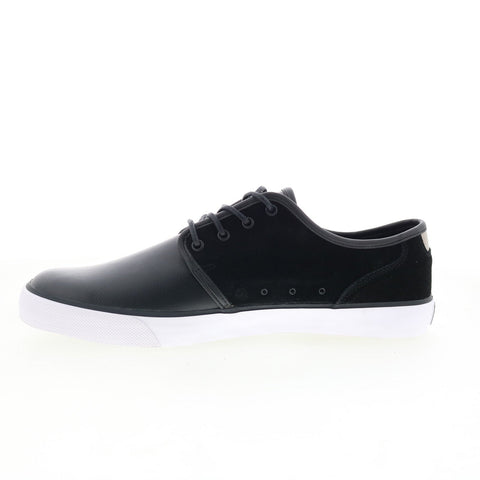 DC Studio LE 303376 Mens Black Leather Skate Inspired Sneakers Shoes