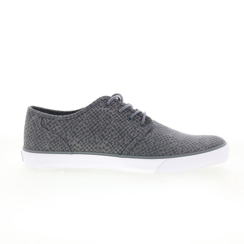 DC Studio TX 303428 Mens Gray Canvas Skate Inspired Sneakers Shoes