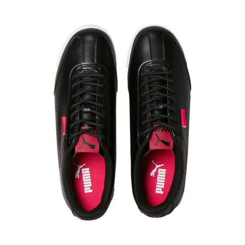 Puma Scuderia Ferrari Roma Via Perf Mens Black Motorsport Sneakers Shoes