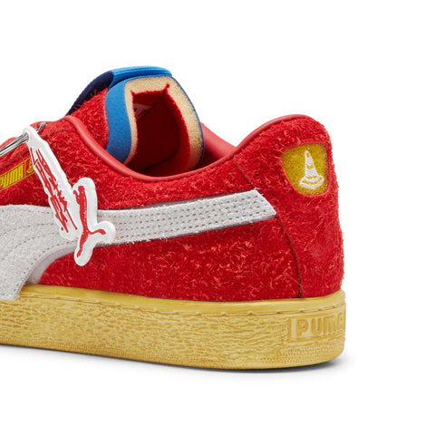 Puma Scuderia Ferrari Suede x Joshua Vides 30799901 Mens Red Sneakers Shoes