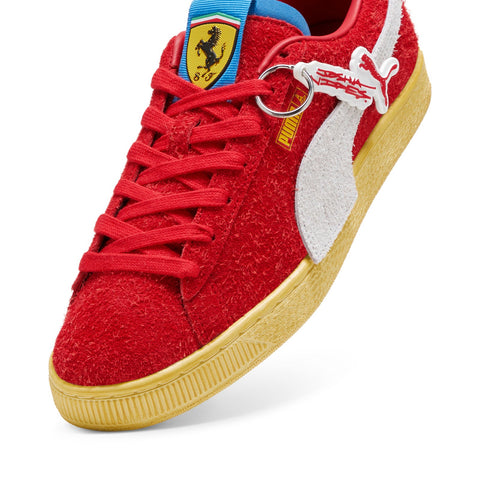 Puma Scuderia Ferrari Suede x Joshua Vides 30799901 Mens Red Sneakers Shoes