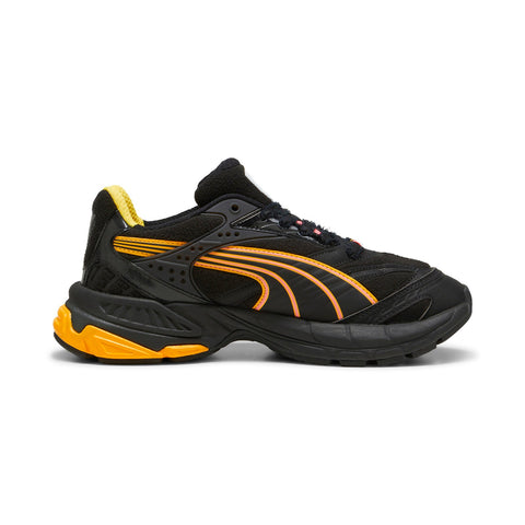 Puma Scuderia Ferrari Velophasis Neon Mens Black Athletic Running Shoes