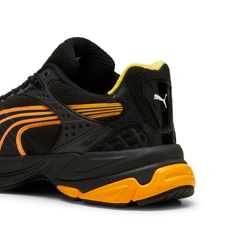 Puma Scuderia Ferrari Velophasis Neon Mens Black Athletic Running Shoes