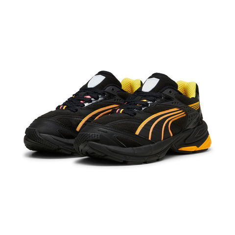 Puma Scuderia Ferrari Velophasis Neon Mens Black Athletic Running Shoes