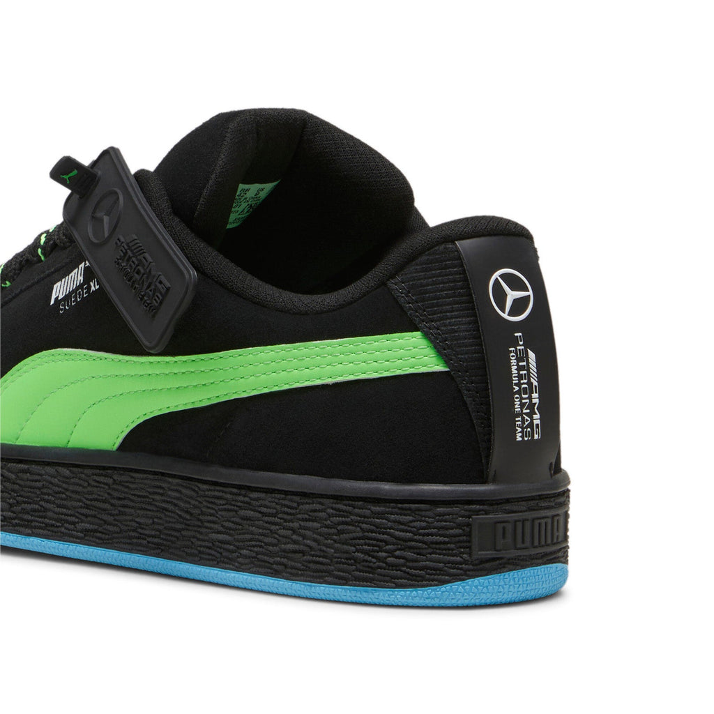Mapf1 Puma Mercedes AMG MAPF1 Suede Xl Neon 30858201 Mens Black Sneakers Sho ...