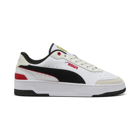Puma Scuderia Ferrari CA Match Mens White Motorsport Sneakers Shoes