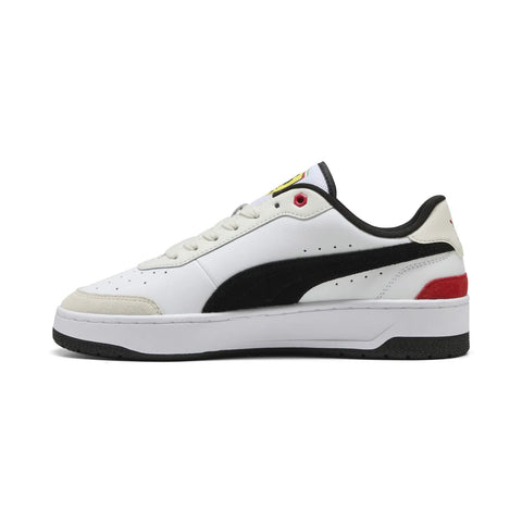 Puma Scuderia Ferrari CA Match Mens White Motorsport Sneakers Shoes