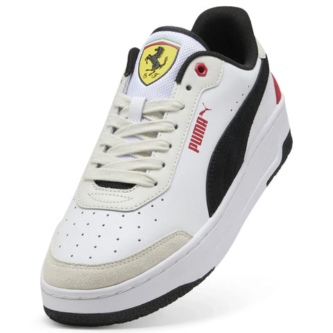 Puma Scuderia Ferrari CA Match Mens White Motorsport Sneakers Shoes