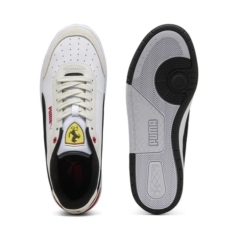 Puma Scuderia Ferrari CA Match Mens White Motorsport Sneakers Shoes