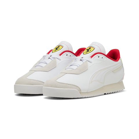 Puma Scuderia Ferrari Puma Roma S Mens White Motorsport Sneakers Shoes