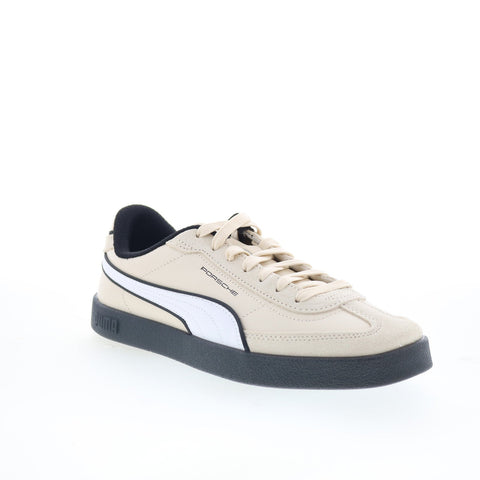 Puma PL Porsche Legacy Puma Club II Era Mens Beige Motorsport Sneakers Shoes