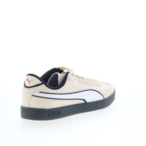 Puma PL Porsche Legacy Puma Club II Era Mens Beige Motorsport Sneakers Shoes