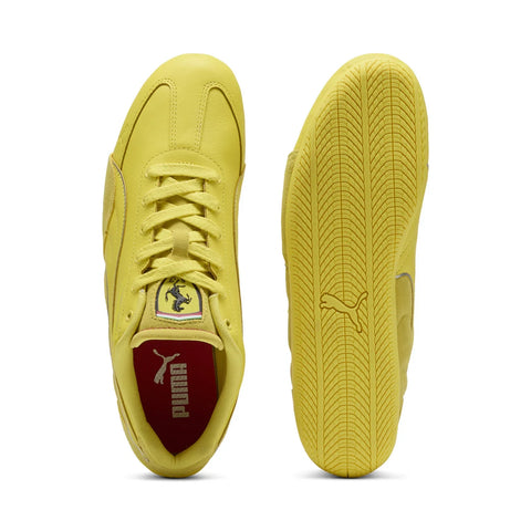 Puma Scuderia Ferrari Speedcat Mens Yellow Motorsport Sneakers Shoes