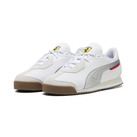 Puma Scuderia Ferrari Roma S 30890902 Mens White Motorsport Sneakers Shoes