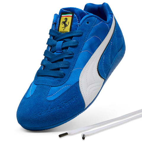 Puma Scuderia Ferrari Speedcat Monza Mens Blue Motorsport Sneakers Shoes