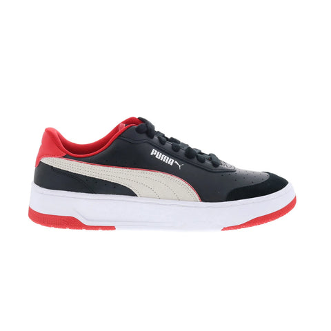 Puma Scuderia Ferrari CA Match Mens Black Leather Motorsport Sneakers Shoes