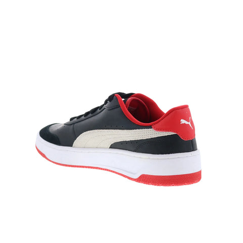 Puma Scuderia Ferrari CA Match Mens Black Leather Motorsport Sneakers Shoes