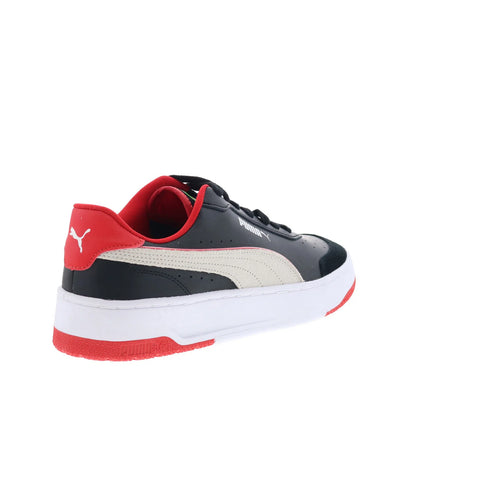 Puma Scuderia Ferrari CA Match Mens Black Leather Motorsport Sneakers Shoes