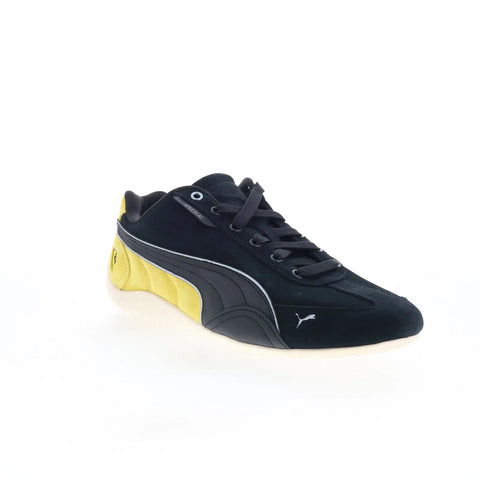Puma Scuderia Ferrari Speedcat Mens Black Suede Motorsport Sneakers Shoes