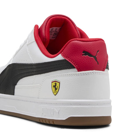 Puma Scuderia Ferrari Caven III Mens White Motorsport Inspired Sneakers Shoes