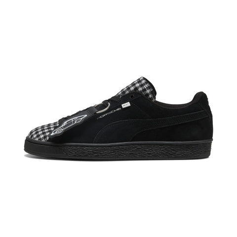 Puma PL Suede Classic Pepita Mens Black Lifestyle Sneakers Shoes