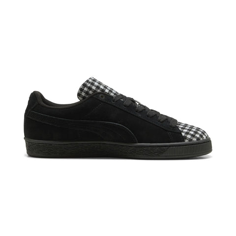 Puma PL Suede Classic Pepita Mens Black Lifestyle Sneakers Shoes