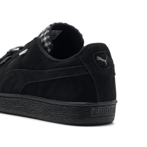 Puma PL Suede Classic Pepita Mens Black Lifestyle Sneakers Shoes