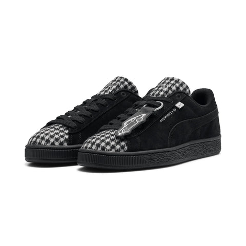 Puma PL Suede Classic Pepita Mens Black Lifestyle Sneakers Shoes