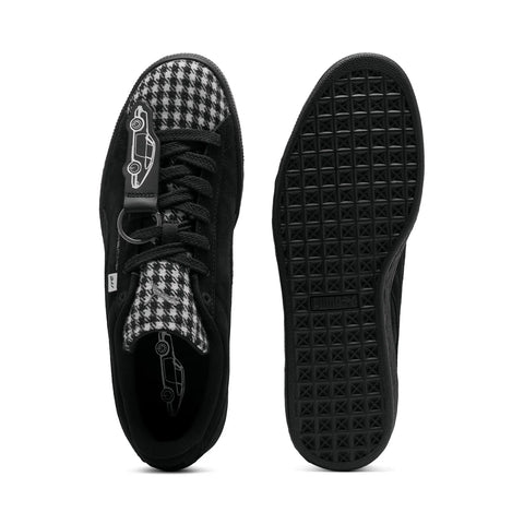 Puma PL Suede Classic Pepita Mens Black Lifestyle Sneakers Shoes