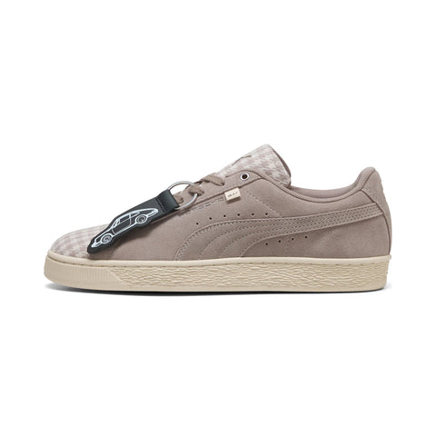 Puma Porsche Legacy Suede Classic Pepita Mens Gray Lifestyle Sneakers Shoes