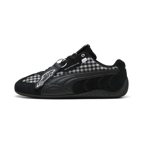 Puma Porsche Legacy Speedcat Pepita Mens Black Lifestyle Sneakers Shoes