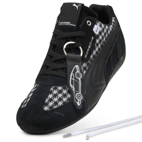 Puma Porsche Legacy Speedcat Pepita Mens Black Lifestyle Sneakers Shoes