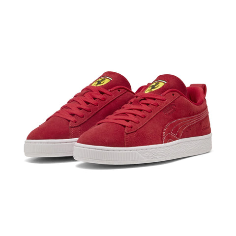Puma Scuderia Ferrari Suede OG 30942802 Mens Red Motorsport Sneakers Shoes