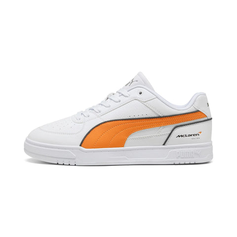 Puma Mclaren Caven III 30945502 Mens White Leather Motorsport Sneakers Shoes