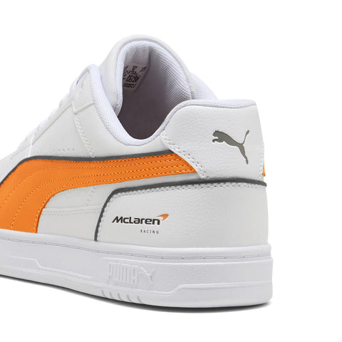 Puma Mclaren Caven III 30945502 Mens White Leather Motorsport Sneakers Shoes