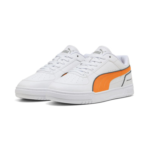 Puma Mclaren Caven III 30945502 Mens White Leather Motorsport Sneakers Shoes