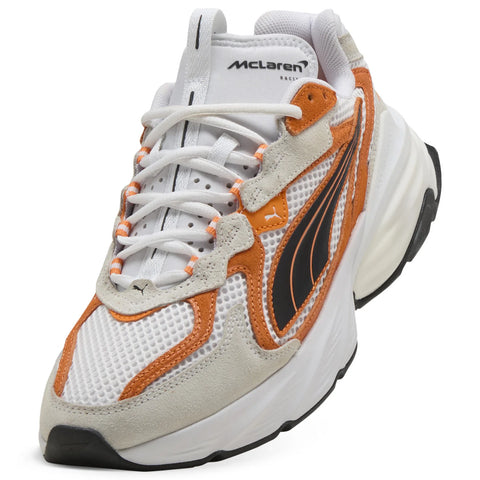 Puma McLaren Fade Nitro 30945802 Mens White Mesh Motorsport Sneakers Shoes