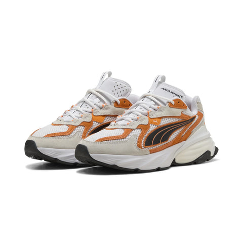 Puma McLaren Fade Nitro 30945802 Mens White Mesh Motorsport Sneakers Shoes