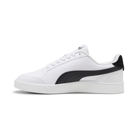 Puma Shuffle 30966803 Mens White Leather Lace Up Lifestyle Sneakers Shoes