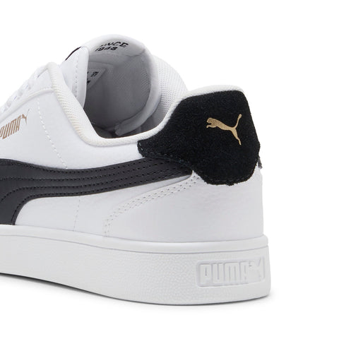 Puma Shuffle 30966803 Mens White Leather Lace Up Lifestyle Sneakers Shoes