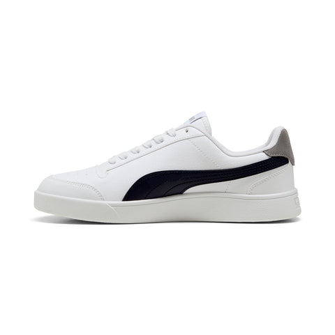 Puma Shuffle 30966838 Mens White Leather Lace Up Lifestyle Sneakers Shoes