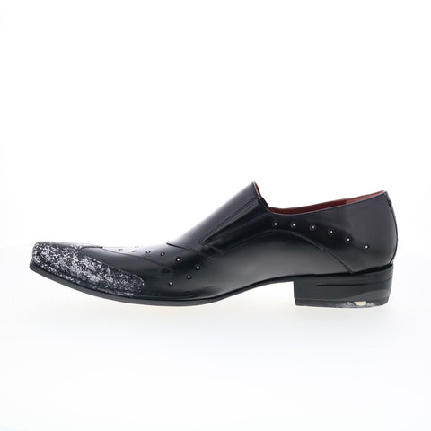 Ghost Aromatica 3096 Mens Black Leather Loafers & Slip Ons Casual Shoes